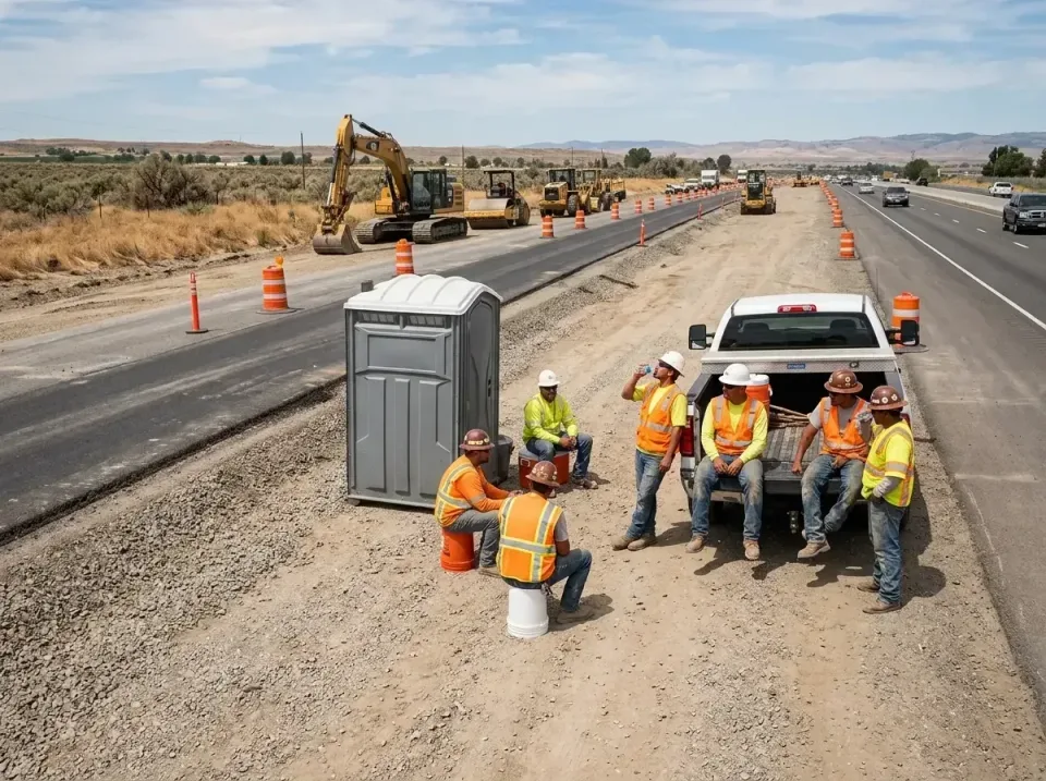 highway-road-construction-crew-007 — frequently asked questions, Porta Potty and Restroom Rentals in Bowdon, GA